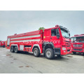 Sinotruck howo 8x4 camión de bomberos de espuma